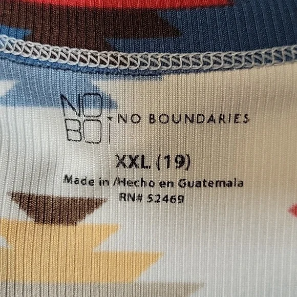 NOBO Aztec Western Print Longsleeve shirt - Picture 4 of 5